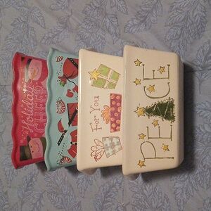 Nantucket Corning Ware Holiday Mini Bake Ware Set of 4